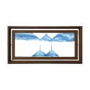 Drehbares 3D-Bild mit bewegtem Sand 40,5 x 20,5 cm Sandpendelbild im Holzrahmen Dekoration für das Wohnzimmer 7