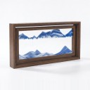 Drehbares 3D-Bild mit bewegtem Sand 40,5 x 20,5 cm Sandpendelbild im Holzrahmen Dekoration für das Wohnzimmer 9
