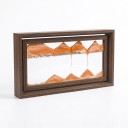 Drehbares 3D-Bild mit bewegtem Sand 40,5 x 20,5 cm Sandpendelbild im Holzrahmen Dekoration für das Wohnzimmer 10