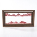 Drehbares 3D-Bild mit bewegtem Sand 40,5 x 20,5 cm Sandpendelbild im Holzrahmen Dekoration für das Wohnzimmer 11