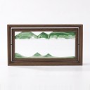 Drehbares 3D-Bild mit bewegtem Sand 40,5 x 20,5 cm Sandpendelbild im Holzrahmen Dekoration für das Wohnzimmer 15
