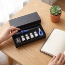 Glas Dip Pen mit Blume 19 cm Set mit 4 Tinten, Ständer und Glasbehälter In Geschenkbox Für Kalligraphie 10
