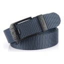 Cinto Táctico 120 x 3,4 cm com fivela metálica automática em preto Cinto de nylon Para atividades ao ar livre e trabalho 4