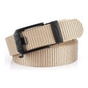 Cinto Táctico 120 x 3,4 cm com fivela metálica automática em preto Cinto de nylon Para atividades ao ar livre e trabalho 6