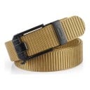 Cinto Táctico 120 x 3,4 cm com fivela metálica automática em preto Cinto de nylon Para atividades ao ar livre e trabalho 7