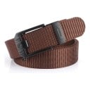 Cinto Táctico 120 x 3,4 cm com fivela metálica automática em preto Cinto de nylon Para atividades ao ar livre e trabalho 8