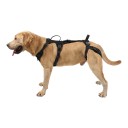 Støtteharness til hunde med to håndtag til løft og transport Størrelse M Hals 36,8-45,7 cm Bryst 41,6-52 cm Refleksive elementer Sort 1