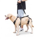 Støtteharness til hunde med to håndtag til løft og transport Størrelse M Hals 36,8-45,7 cm Bryst 41,6-52 cm Refleksive elementer Sort 5