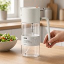 Üveg olajadagoló 2 az 1-ben 550 ml Permetező és öntő Automatika fedél Boroszilikát üveg Főzéshez és grillezéshez 2