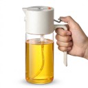 Üveg olajadagoló 2 az 1-ben 550 ml Permetező és öntő Automatika fedél Boroszilikát üveg Főzéshez és grillezéshez 3