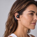 Bezdrátová sluchátka s klipem na uši Baseus BC1 Bluetooth 6.0 Otevřená konstrukce IP55 4 mikrofony Výdrž 38 h Na sport 4
