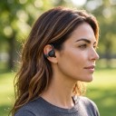 Bezdrátová sluchátka s klipem na uši Baseus BC1 Bluetooth 6.0 Otevřená konstrukce IP55 4 mikrofony Výdrž 38 h Na sport 8