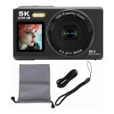 Digitální fotoaparát 5K 80 Mpx 18x zoom Dva IPS displeje pro selfie Wi-Fi Autofokus LED přisvětlení Bez paměťové karty 2