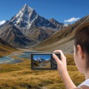Digitální fotoaparát 5K 80 Mpx 18x zoom Dva IPS displeje pro selfie Wi-Fi Autofokus LED přisvětlení Bez paměťové karty 8
