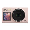 Digitální fotoaparát 5K 80 Mpx 18x zoom Dva IPS displeje pro selfie Wi-Fi Autofokus LED přisvětlení Karta 32 GB 5