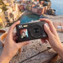 Digitální fotoaparát 5K 80 Mpx 18x zoom Dva IPS displeje pro selfie Wi-Fi Autofokus LED přisvětlení Karta 32 GB 9