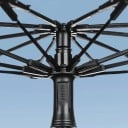 Sluneční clona deštník na čelní sklo Tesla Model 3 a Model Y HALOBLK 137 x 90 cm Skládací Saténová tkanina Béžová Ochrana interiéru 5