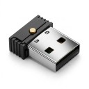 Mus bevægelsessimulator Mouse Jiggler 2 stk USB-A Mini 18,5 x 14 x 6 mm med knap og 3 tilstande Uden drivere Sort mod computersøvning 2