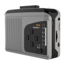 Ezcap234 Cassette Player Conversion of Cassettes to MP3 on Micro SD Card AM/FM Radio and Speaker 122 x 91 x 39 mm Grey Digitisation of Cassettes 1