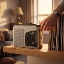 Ezcap234 Cassette Player Conversion of Cassettes to MP3 on Micro SD Card AM/FM Radio and Speaker 122 x 91 x 39 mm Grey Digitisation of Cassettes 2