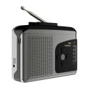 Ezcap234 Cassette Player Conversion of Cassettes to MP3 on Micro SD Card AM/FM Radio and Speaker 122 x 91 x 39 mm Grey Digitisation of Cassettes 3