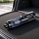 Bezdrôtový vysávač do auta Bezkartáčový motor 100 W Batéria 3 x 2000 mAh Digitálny displej Sada 11 nadstavcov Nádoba 450 ml Čierna Do auta 2
