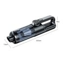 Bezdrôtový vysávač do auta Bezkartáčový motor 100 W Batéria 3 x 2000 mAh Digitálny displej Sada 11 nadstavcov Nádoba 450 ml Čierna Do auta 9