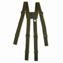 K suspenders tactiques pour ceinture de service en forme de H Largeur 3,8 cm Fixation par velcro Réglables Pour la police, l'armée 1