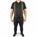 K suspenders tactiques pour ceinture de service en forme de H Largeur 3,8 cm Fixation par velcro Réglables Pour la police, l'armée 2