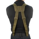 K suspenders tactiques pour ceinture de service en forme de H Largeur 3,8 cm Fixation par velcro Réglables Pour la police, l'armée 4