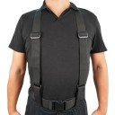 K suspenders tactiques pour ceinture de service en forme de H Largeur 3,8 cm Fixation par velcro Réglables Pour la police, l'armée 5