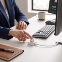 Mini makro klávesnica 1 klávesa Mechanický spínač OUTEMU Red Programovateľná Viacfarebné podsvietenie USB pre PC 2
