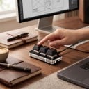 Makro klávesnica SAYODEVICE 3 programovateľné klávesy 6,9 x 3 x 2,5 cm Mechanické spínače OUTEMU Red RGB USB-C Čierna pre hry a prácu 2