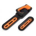 Wall Mount for Bike Vertical Folding Hook for Front Wheel with Rear Wheel Support 35 x 6.5 cm For Garage and Flat 1