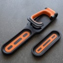 Wall Mount for Bike Vertical Folding Hook for Front Wheel with Rear Wheel Support 35 x 6.5 cm For Garage and Flat 2