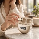 Klipset trådløse Bluetooth 6.0 hovedtelefoner Åben konstruktion Etui med LED-display Op til 24 timers batterilevetid Til sport og opkald 4
