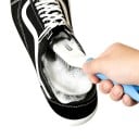 Sko børste med lang håndtag Dobbelt buet hoved 9,5 x 6 cm Polyamid børster Lys blå Rengøring af sneakers og såler 4