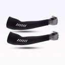 Cooling Arm Sleeves 1 Pair Reflective Strips UV Protection Lightweight Breathable Nylon Sports Sleeves for Cycling Running and Fishing 1