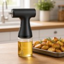 Electric Oil Sprayer with 2 Spray Modes USB-C Charging Borosilicate Glass Bottle for Cooking and Grilling 5