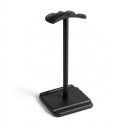 Suport pentru căști cu suport pentru telefon și tabletă Înălțime 23 cm Țeavă din aluminiu Pernă moale din TPE Pentru headset de gaming pe birou 1