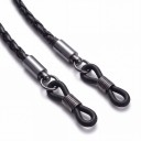 Strikket brillesnor Mod tab og glidning Gummiholdere med metalender Til briller med styrke og solbriller Unisex 4