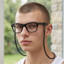 Strikket brillesnor Mod tab og glidning Gummiholdere med metalender Til briller med styrke og solbriller Unisex 5