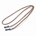 Strikket brillesnor Mod tab og glidning Gummiholdere med metalender Til briller med styrke og solbriller Unisex 17