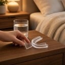 Chránič zubů proti skřípání a chrápání 4 ks Tvarovatelný v horké vodě Průhledný EVA materiál Lze zastřihnout Noční dlaha na spaní 3