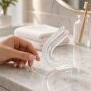 Chránič zubů proti skřípání a chrápání 4 ks Tvarovatelný v horké vodě Průhledný EVA materiál Lze zastřihnout Noční dlaha na spaní 5