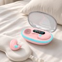 Bezdrátová sluchátka na spaní Bluetooth 5.3 Tenké pecky 1 cm Nabíjecí pouzdro s LED displejem Mikrofon Pro spaní na boku 5