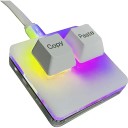 Programovatelná makro klávesnice 2 klávesy Copy a Paste Ctrl+C a Ctrl+V Mechanické spínače RGB podsvícení Pro kancelář 4