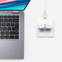 Programovatelná makro klávesnice 2 klávesy Copy a Paste Ctrl+C a Ctrl+V Mechanické spínače RGB podsvícení Pro kancelář 6