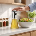 Glass Oil Sprayer 200 ml Conical Shape Stainless Steel Head 304 Borosilicate Glass Fine Mist for Cooking Grilling and Salads 6