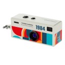 Mini kamera na klíčenku v retro stylu 1080P video Objektiv 130° Displej 0.96″ Přisvětlení Hmotnost 26 g Karta 64 GB 2